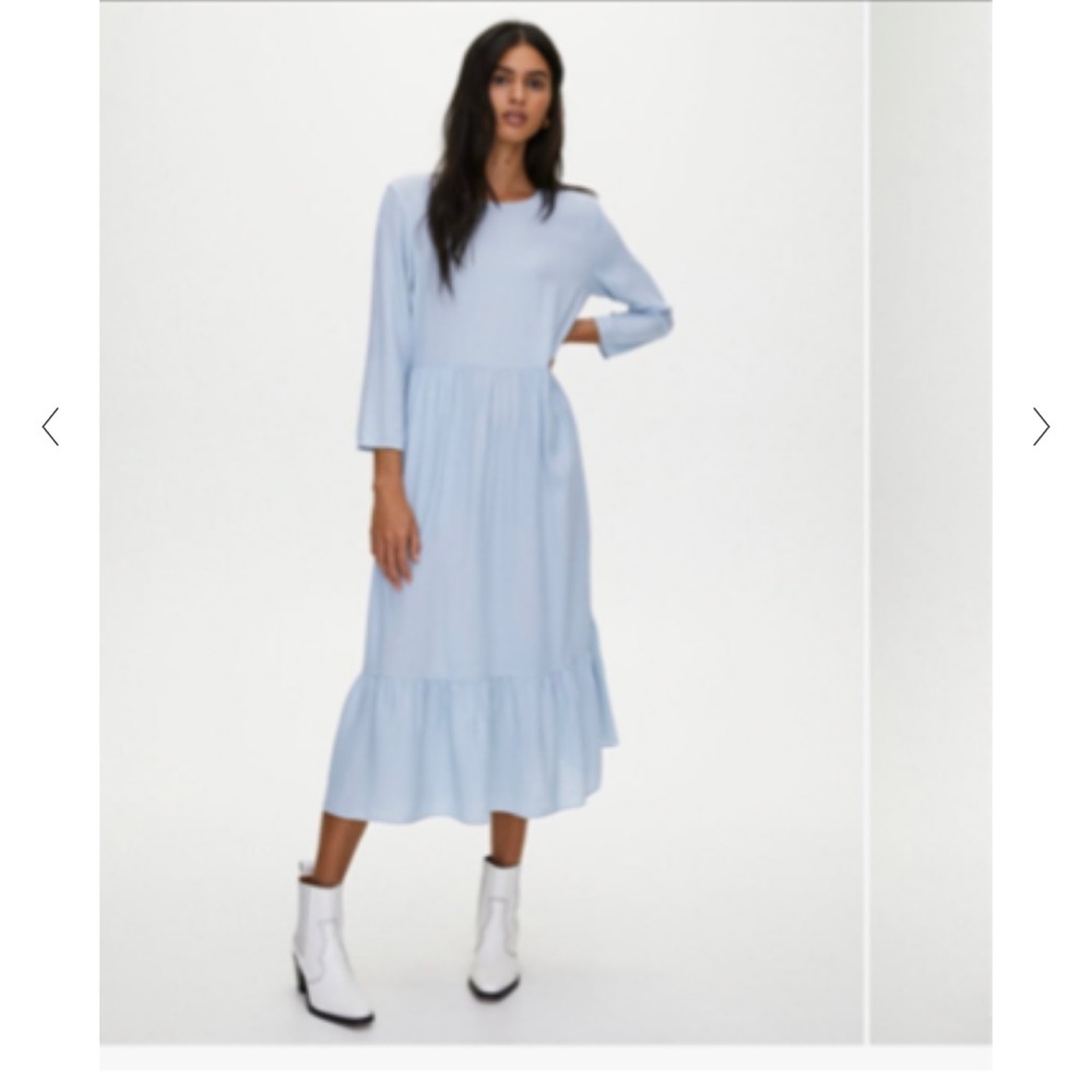 Aritzia little moon blue dress